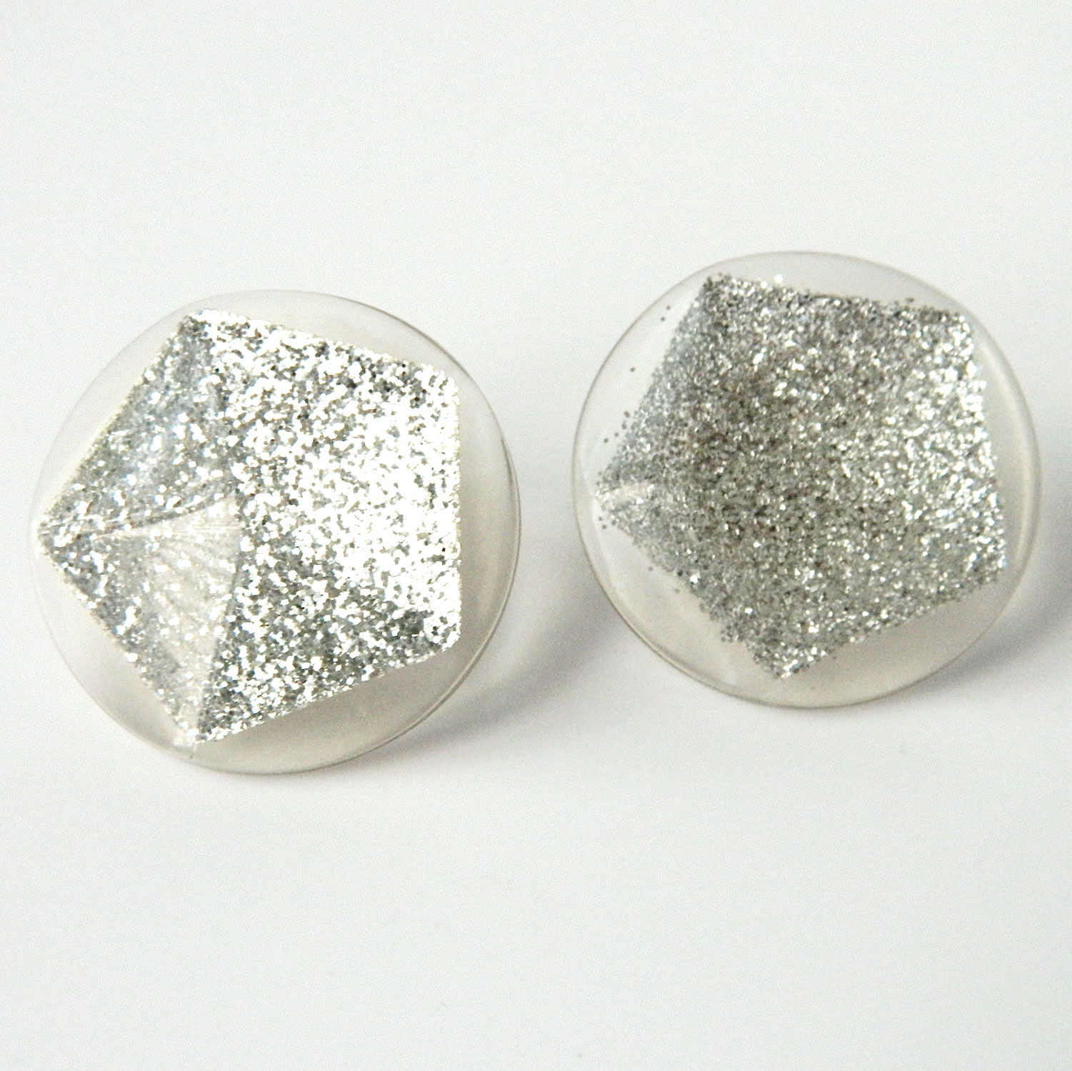 vintage glitter earrings
