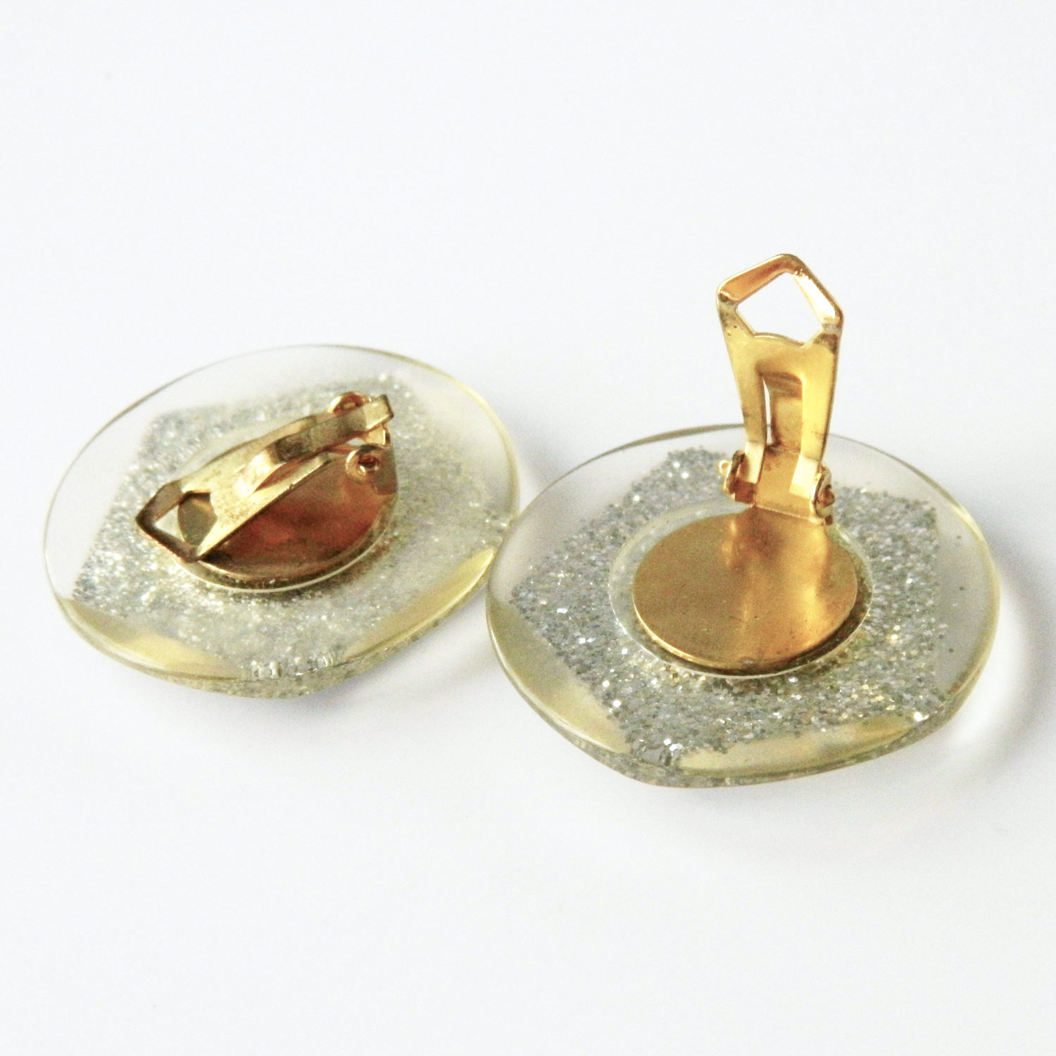 vintage glitter earrings