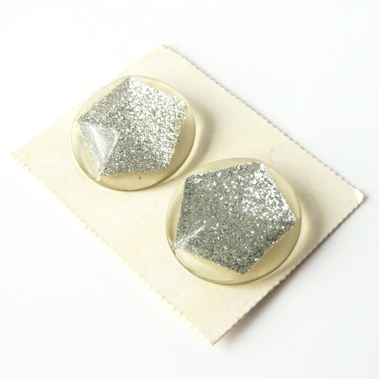 vintage glitter earrings