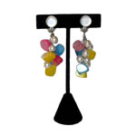 Moon glow lucite earrings