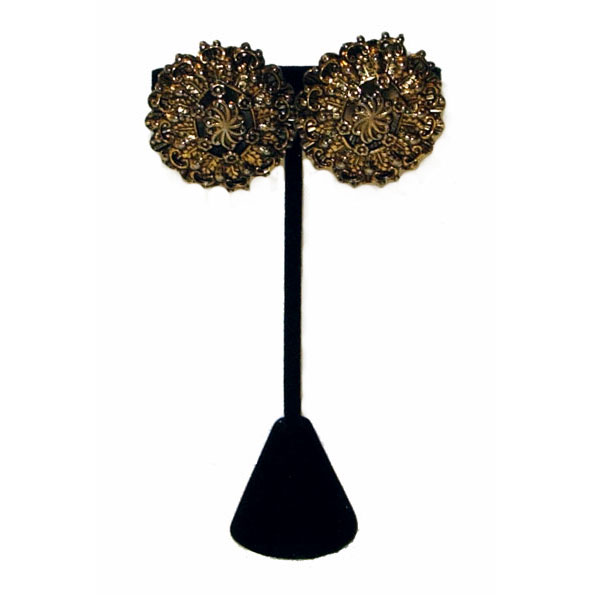 Large copper earring