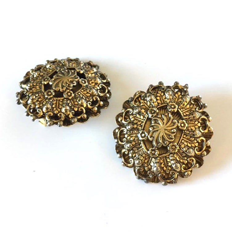 vintage clip earrings