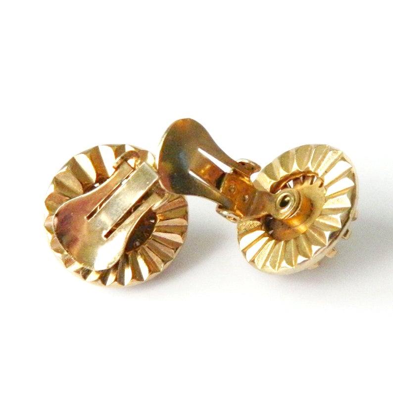 vintage clip earrings