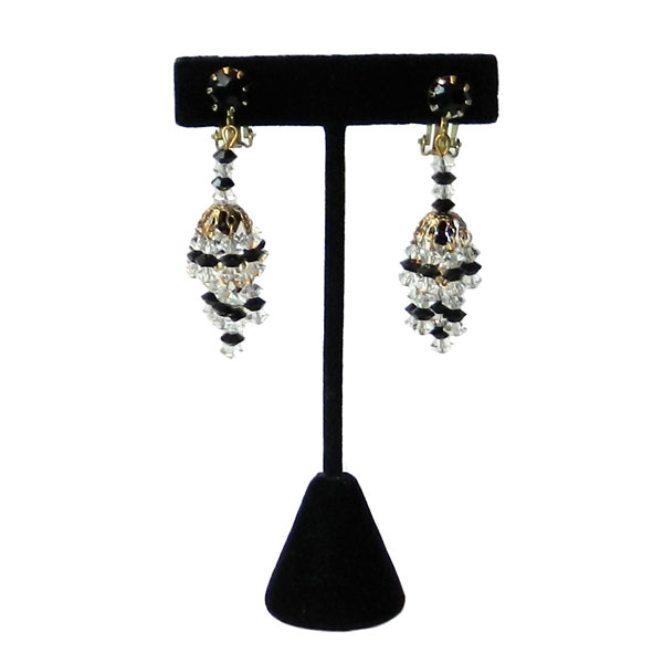 crystal drop earrings
