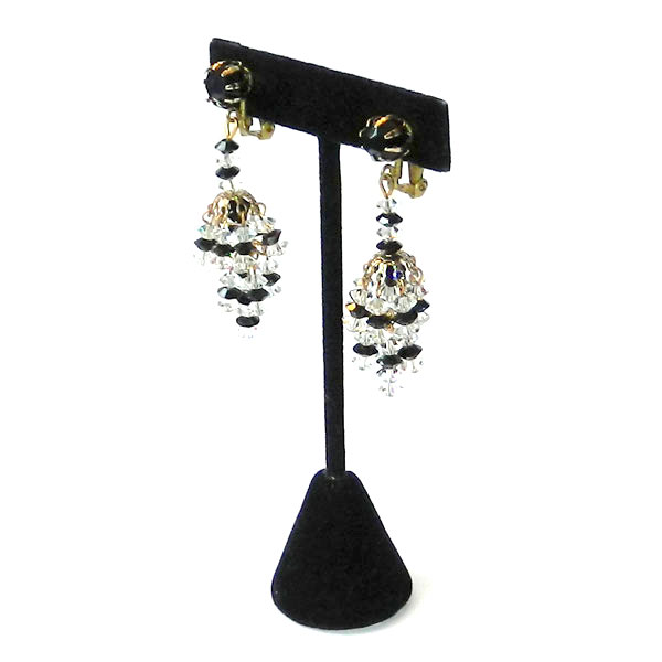 crystal drop earrings