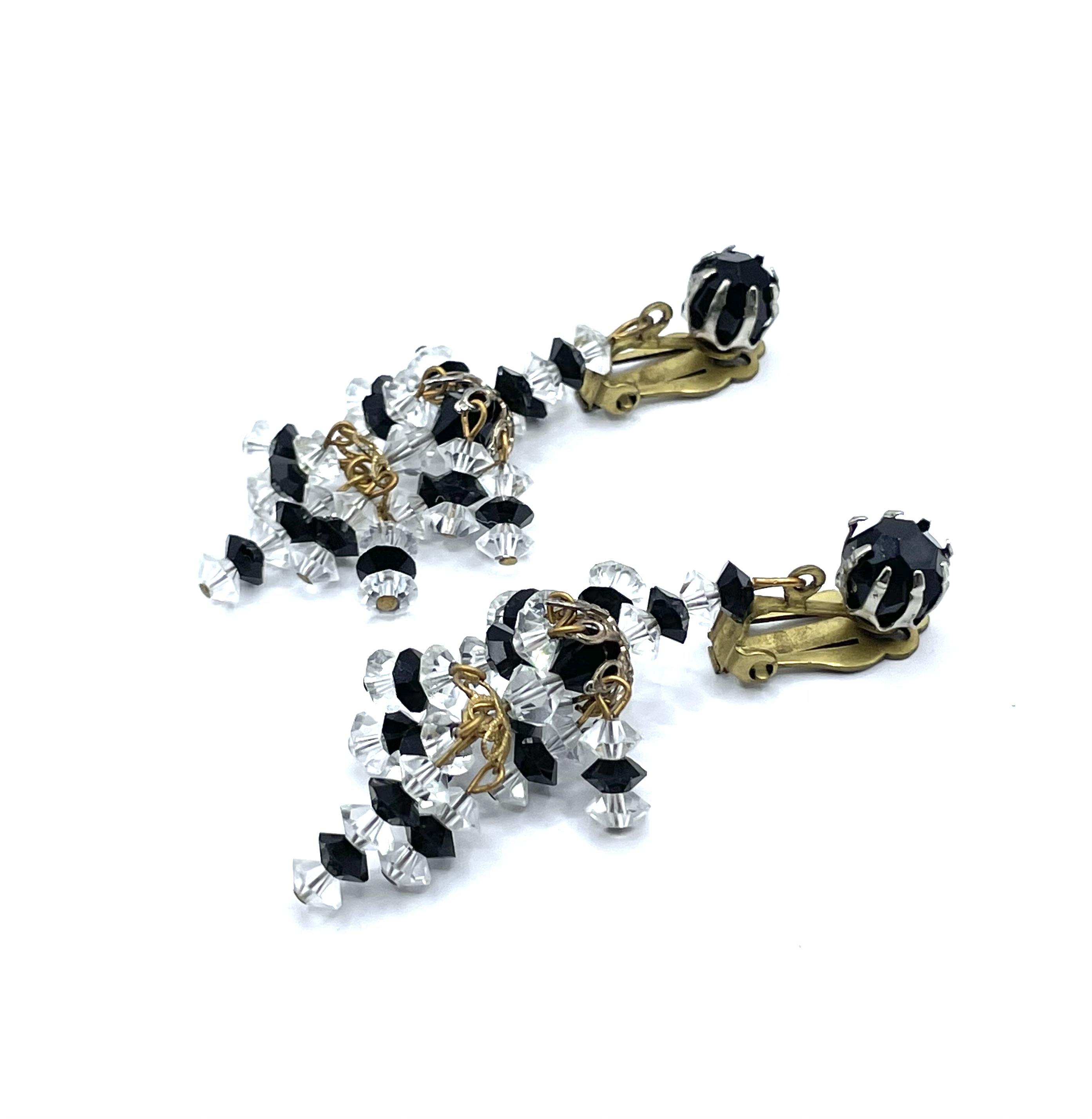 crystal drop earrings