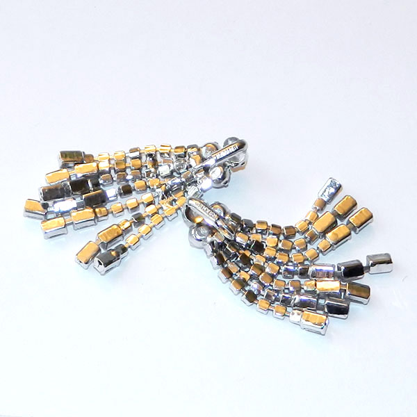 1950's Kramer rhinestone earrings