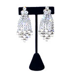 Kramer rhinestone earrings