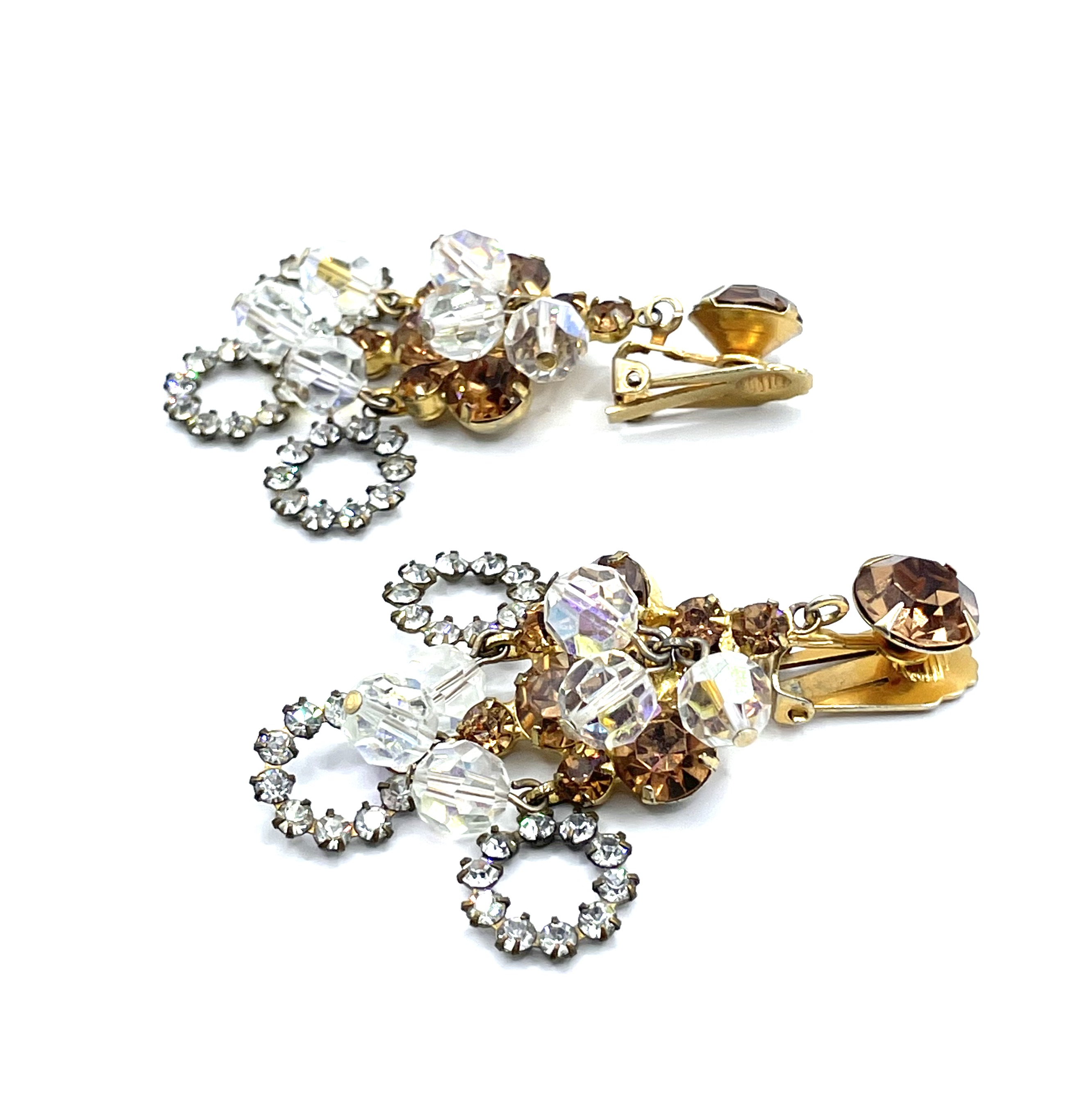 crystal drop earrings