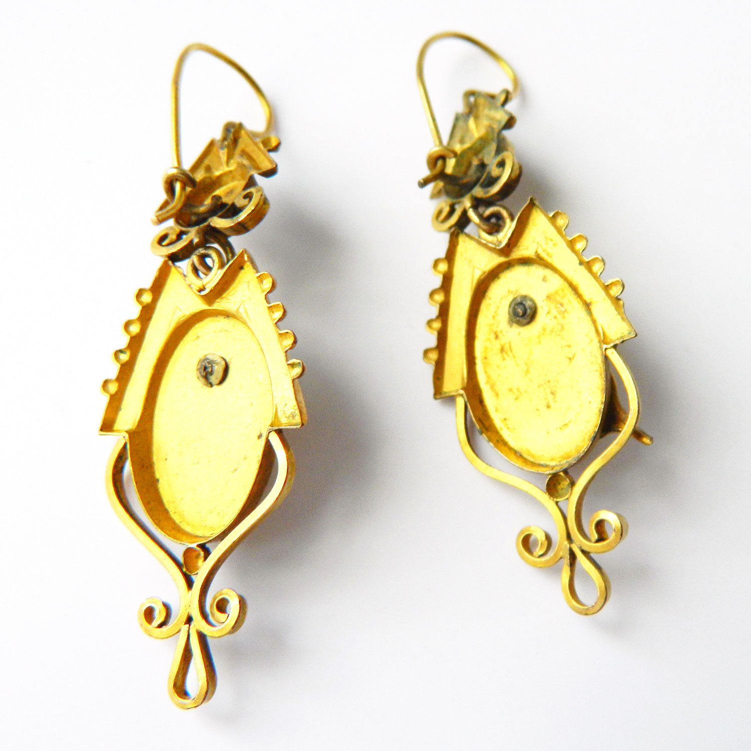 Antique drop earrings