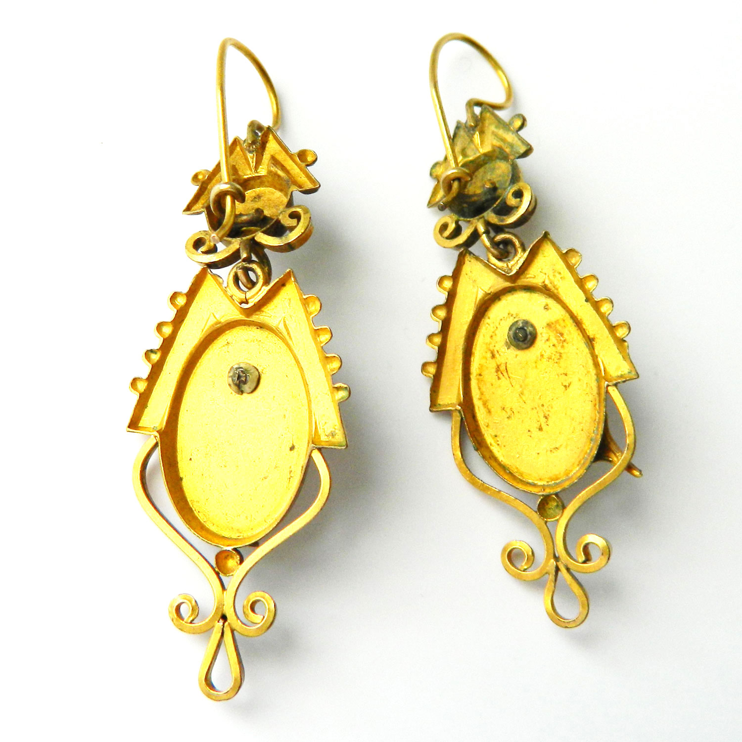 Antique drop earrings