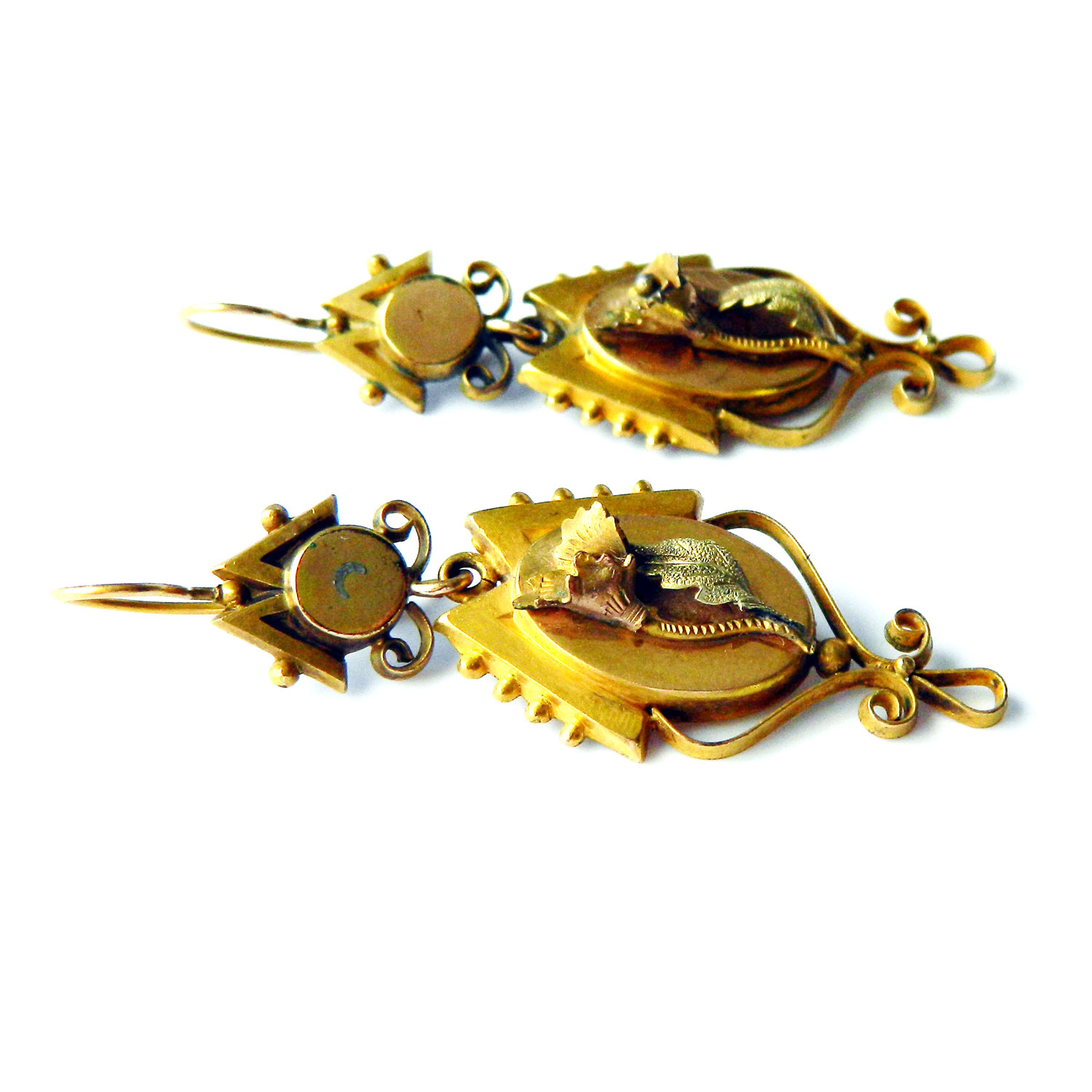 Antique drop earrings