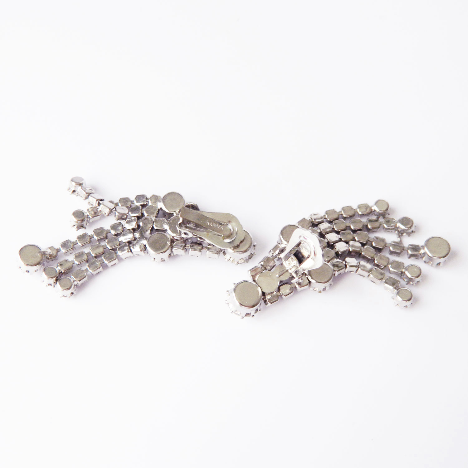 1950's Kramer rhinestone earrings