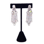 Kramer rhinestone earrings