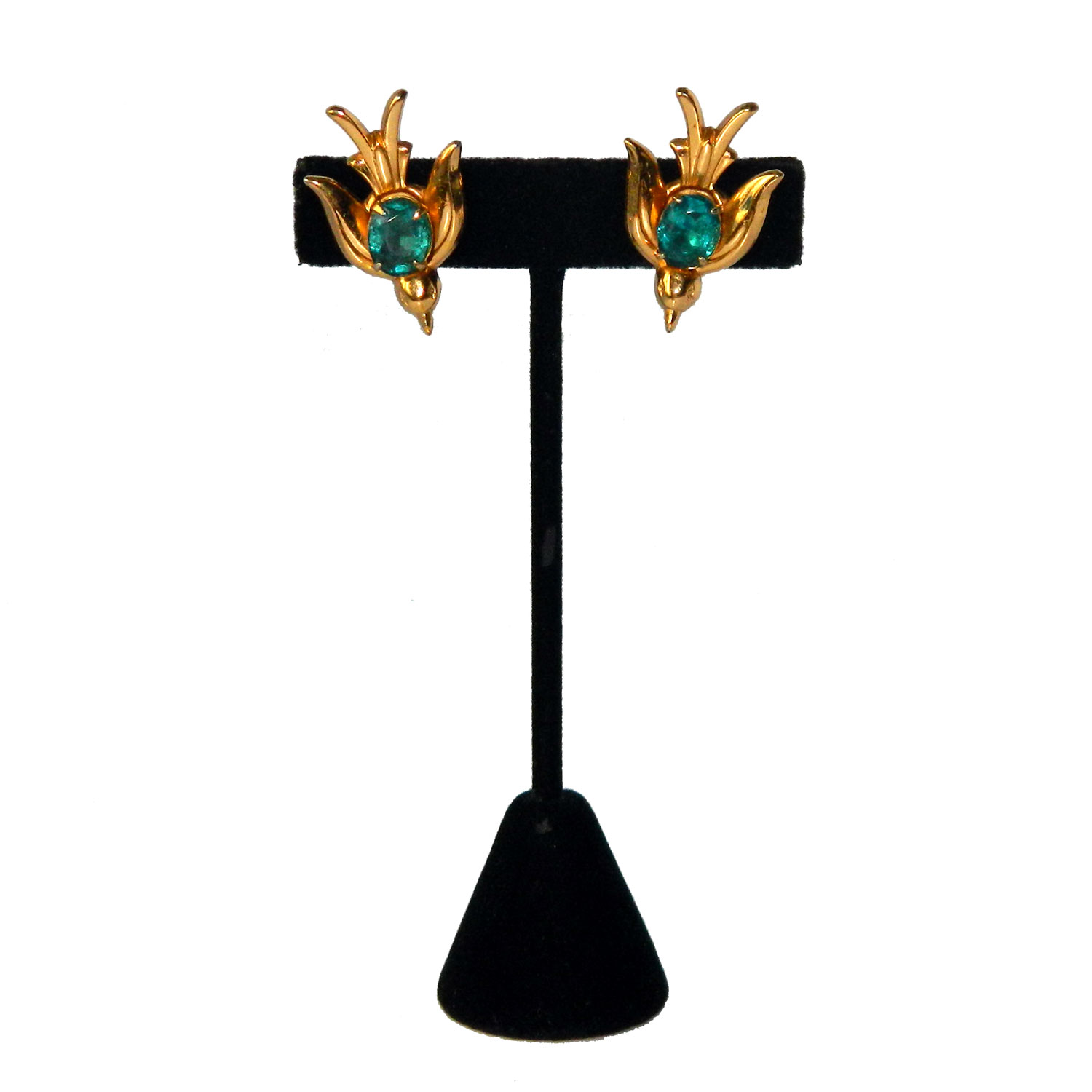 1940s Bird Earrings by Coro
