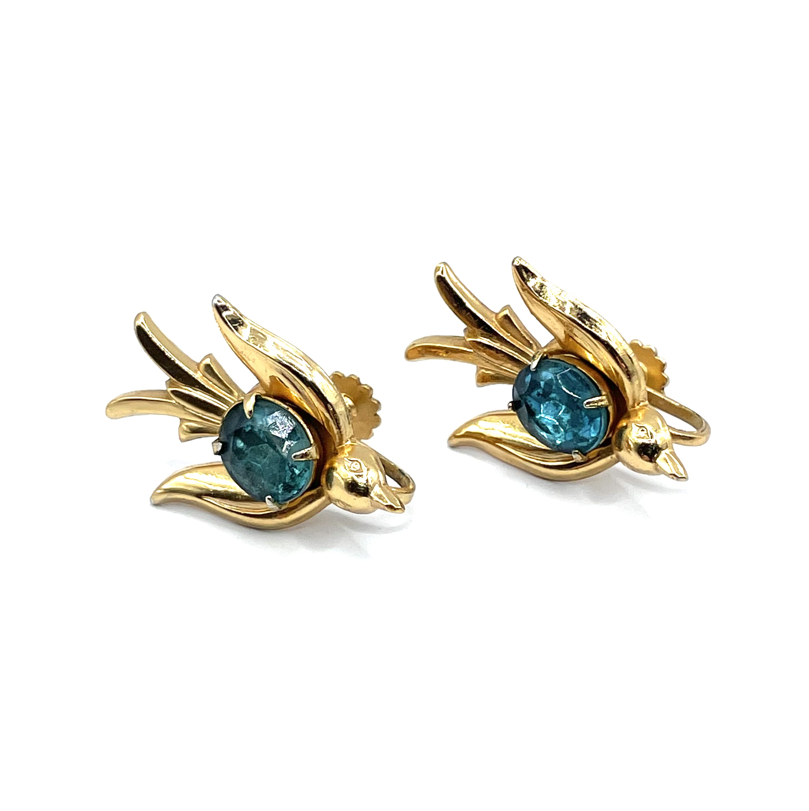 1940's Bird Earrings by Coro