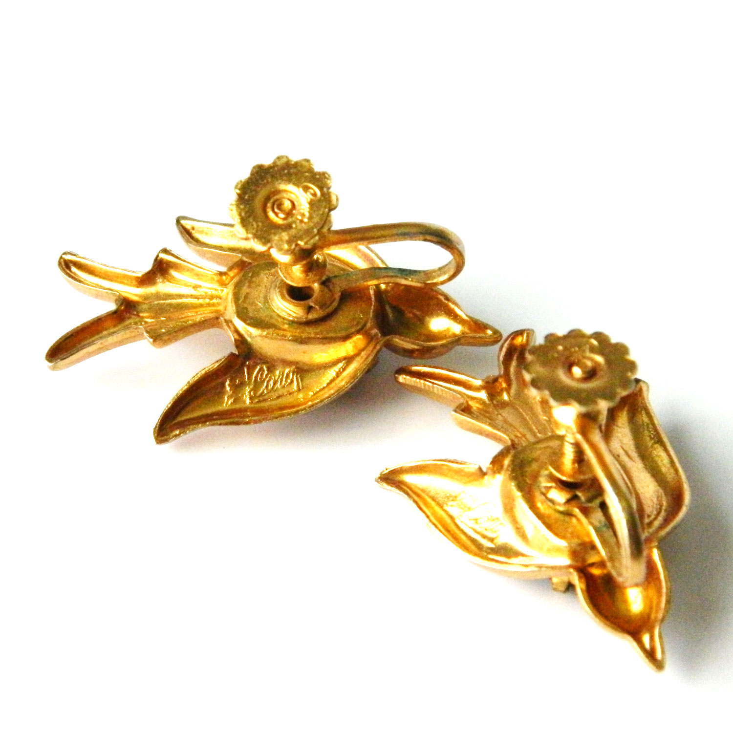 1940s Bird Earrings by Coro