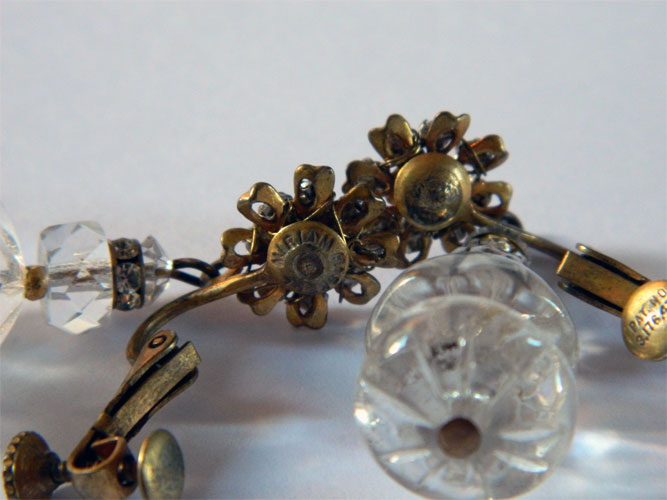 1950's Miriam Haskell earrings
