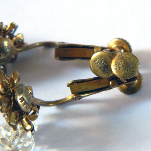 1950's Miriam Haskell earrings