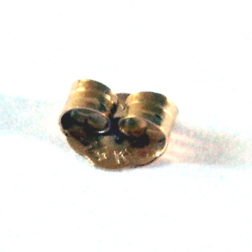 14k gold and black onyx earrings