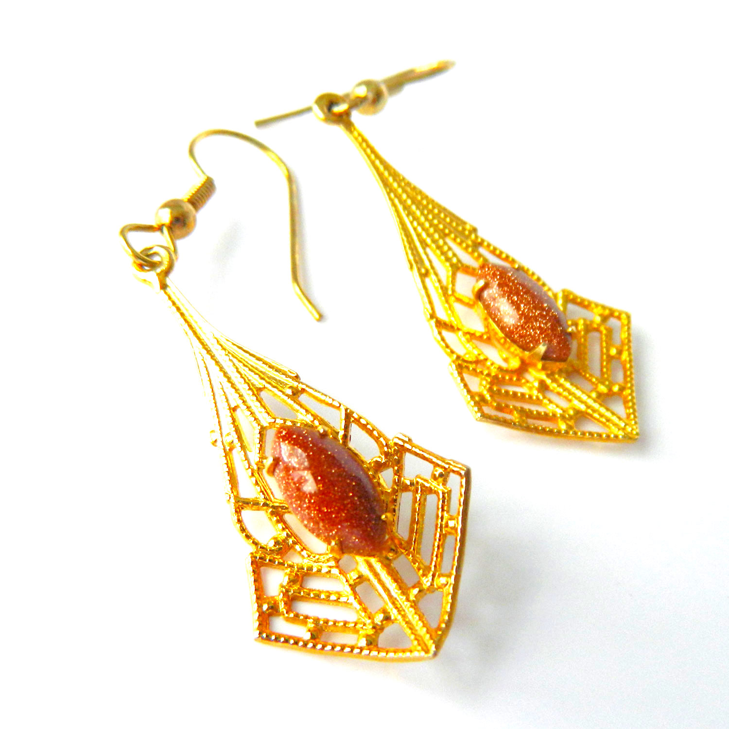 Victorian revival drop earrings