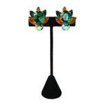 vintage rhinestone earrings
