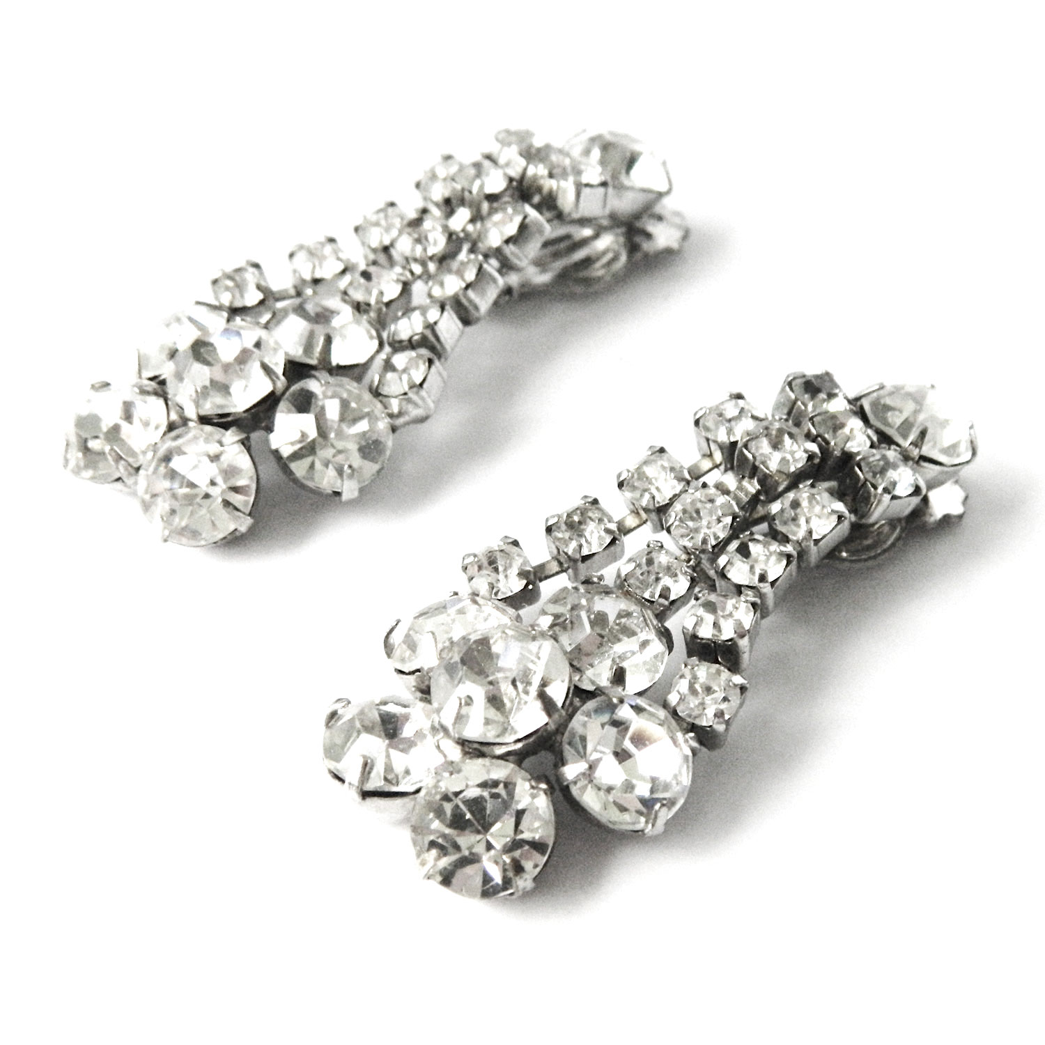 rhinestone drop earrings