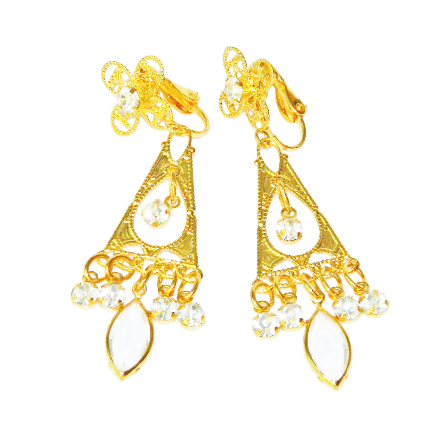 Park Lane rhinestone drop earrings