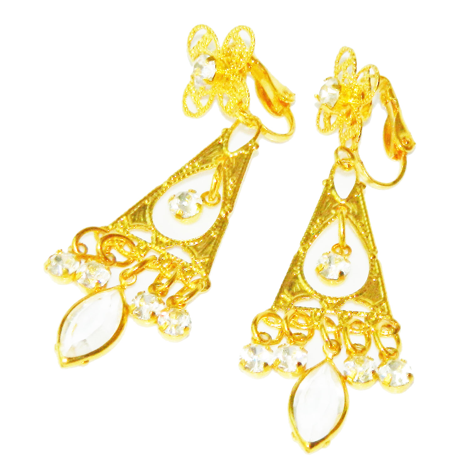 Park Lane rhinestone drop earrings
