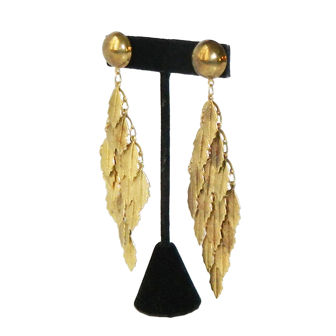Extra long drop earrings
