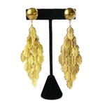 vintage long drop earrings
