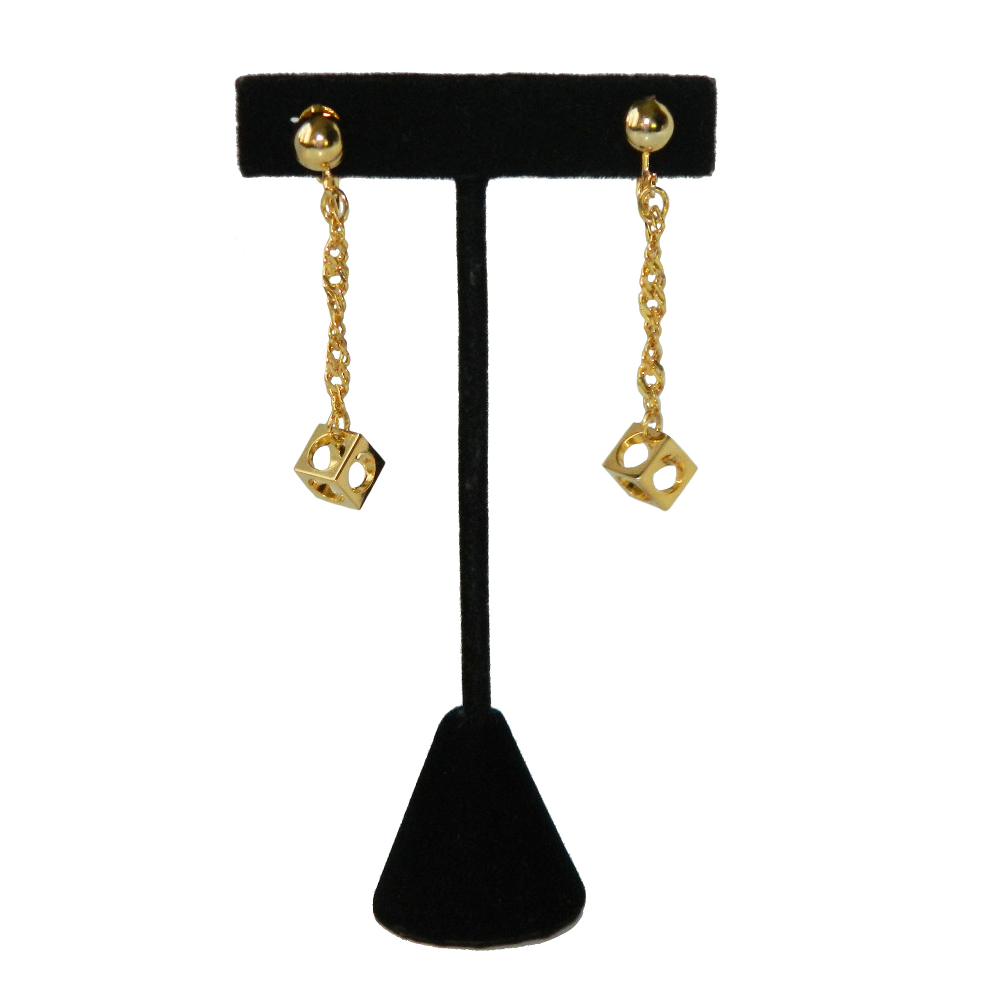 Park Lane Circle and Cube Earrings