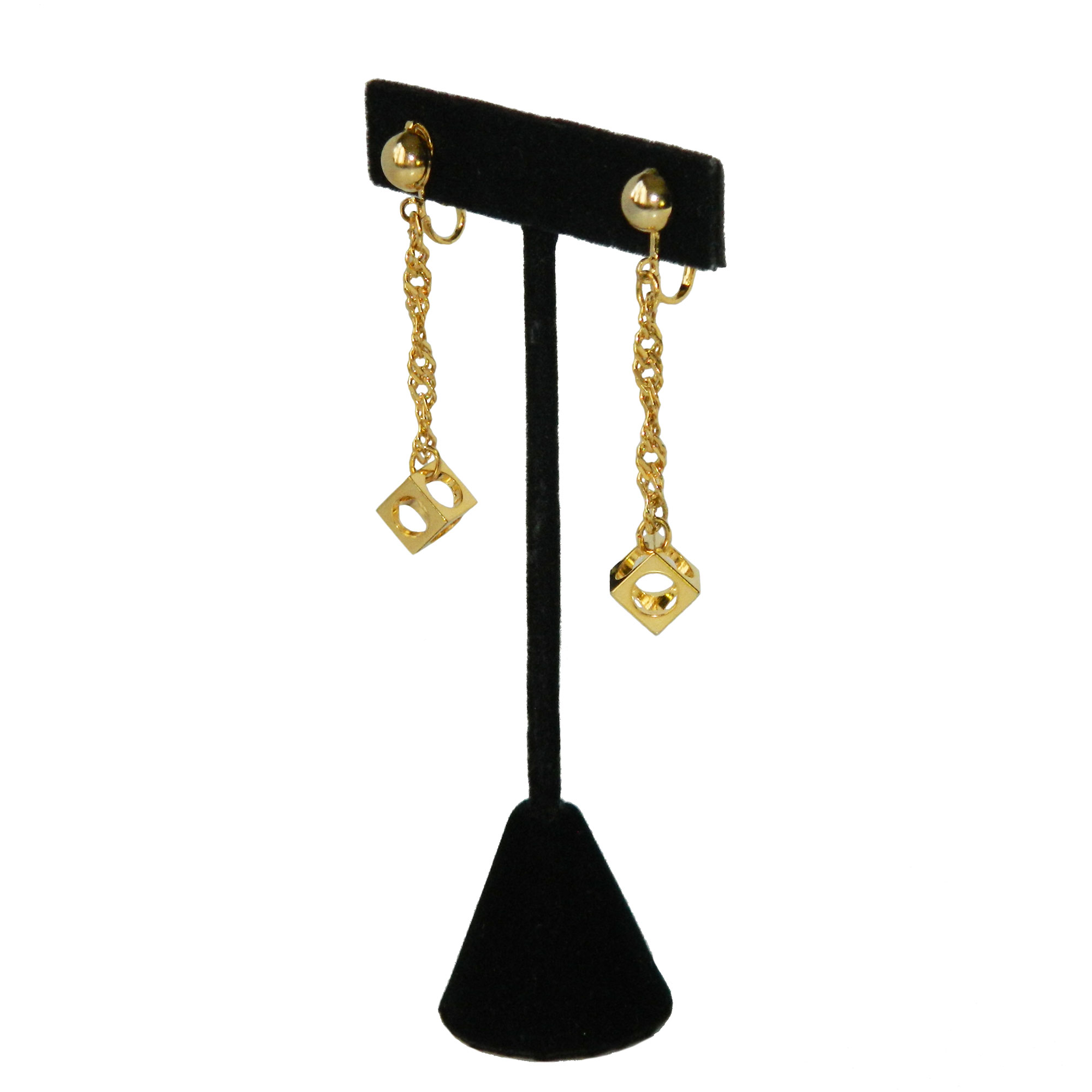 Park Lane Circle and Cube Earrings