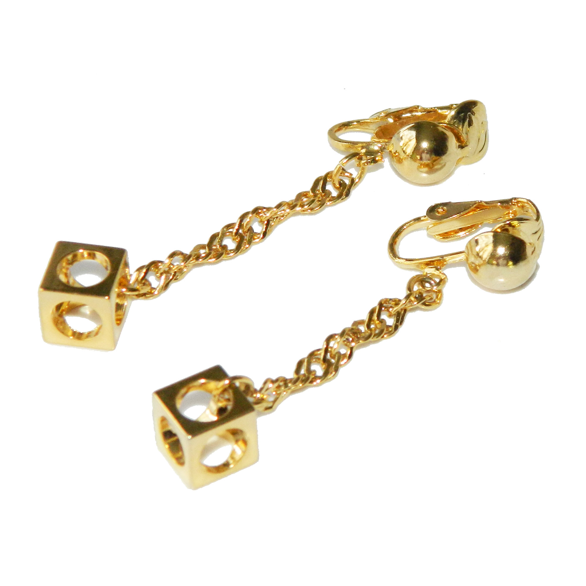 Park Lane Circle and Cube Earrings
