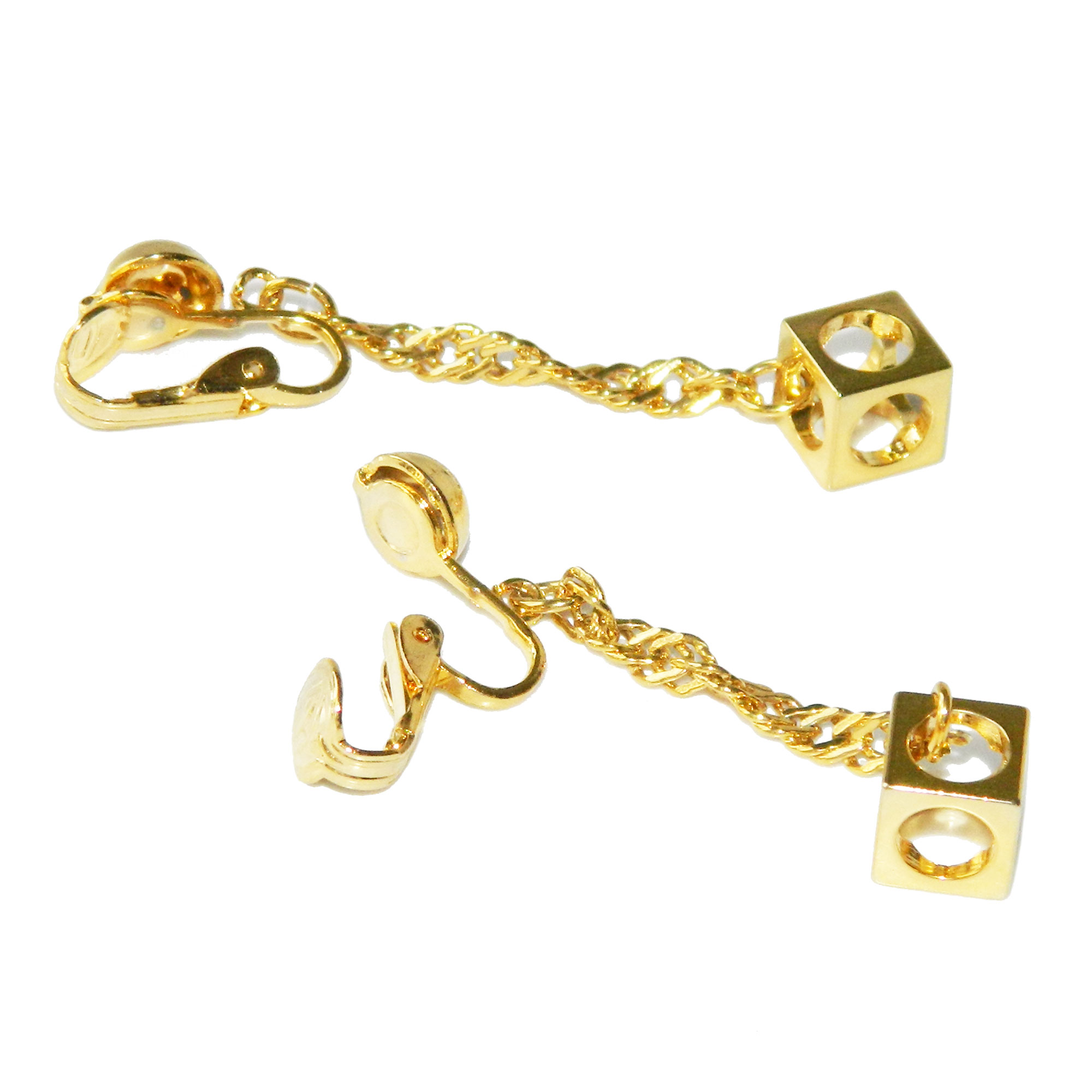 Park Lane Circle and Cube Earrings