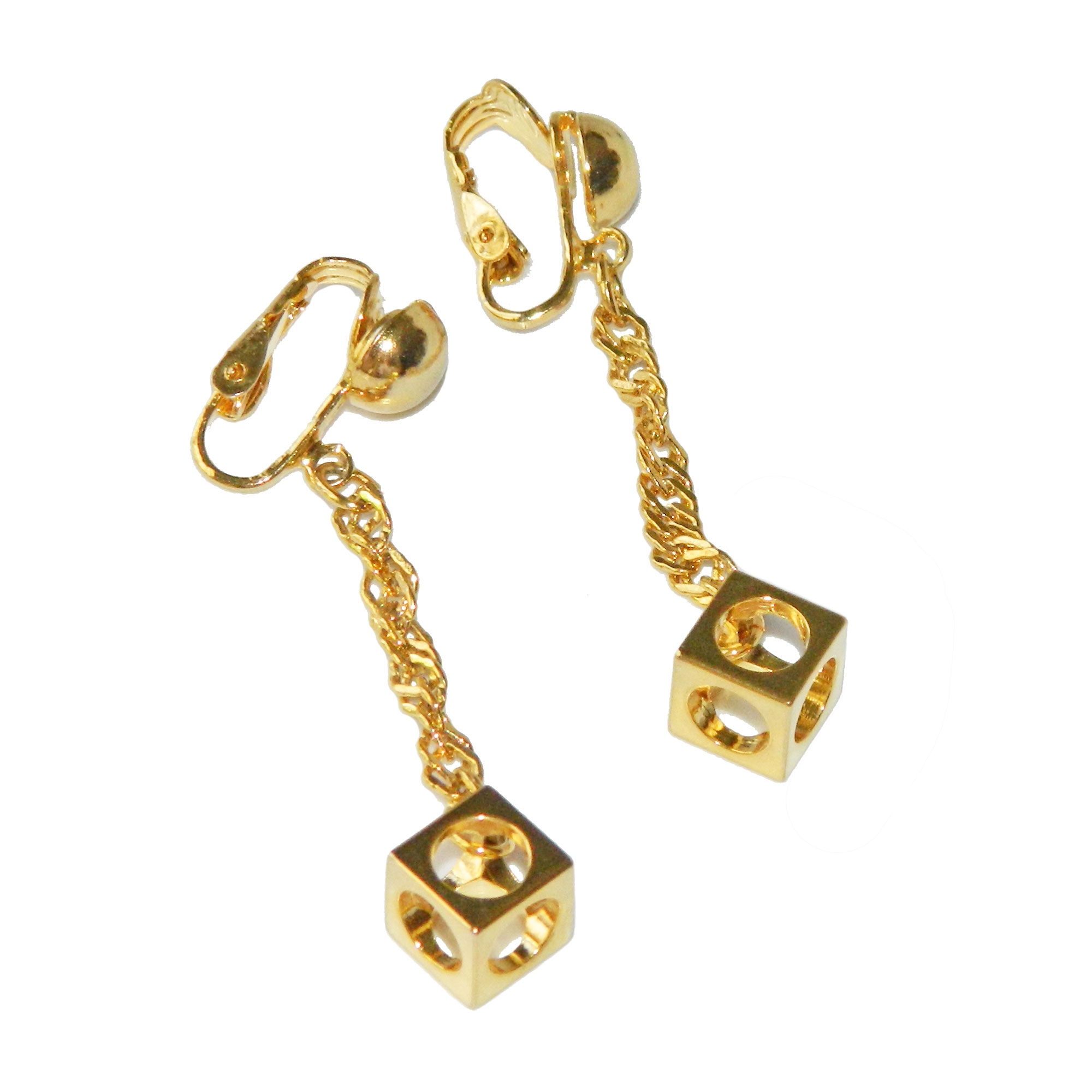 Park Lane Circle and Cube Earrings