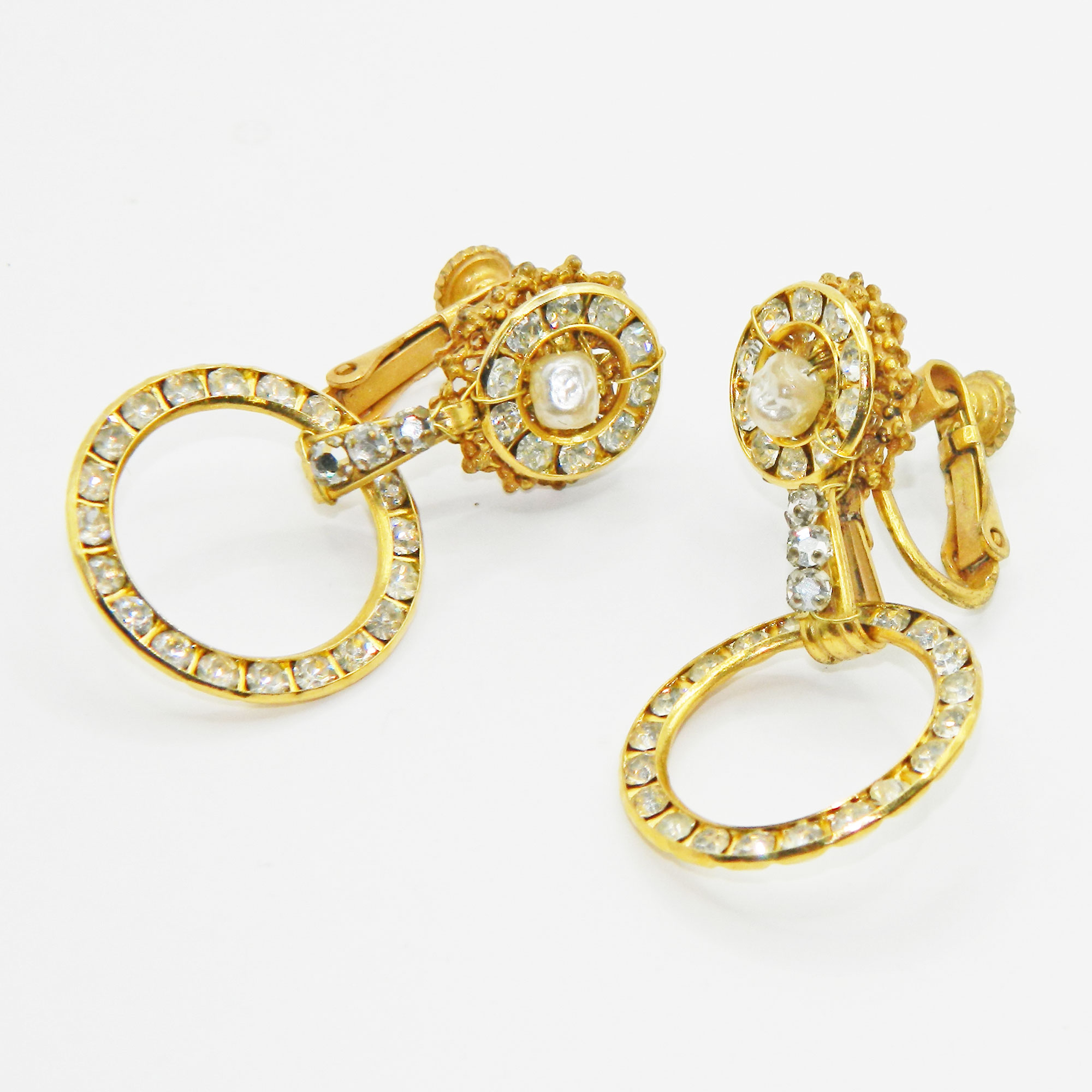 1970s Miriam Haskell earrings
