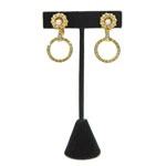 Miriam Haskell circle earrings