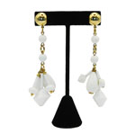 Long drop earrings
