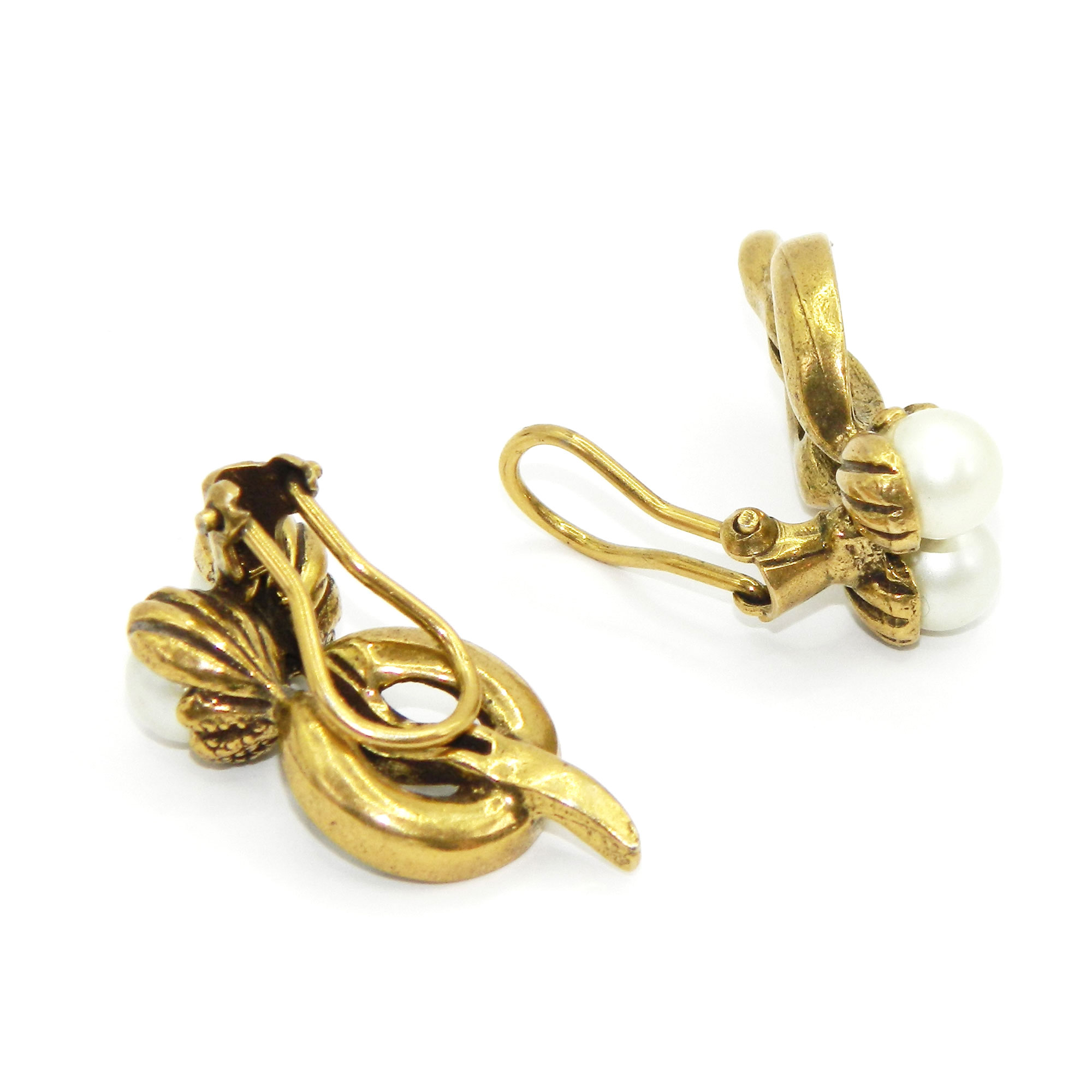 1950s rhinestone earrings