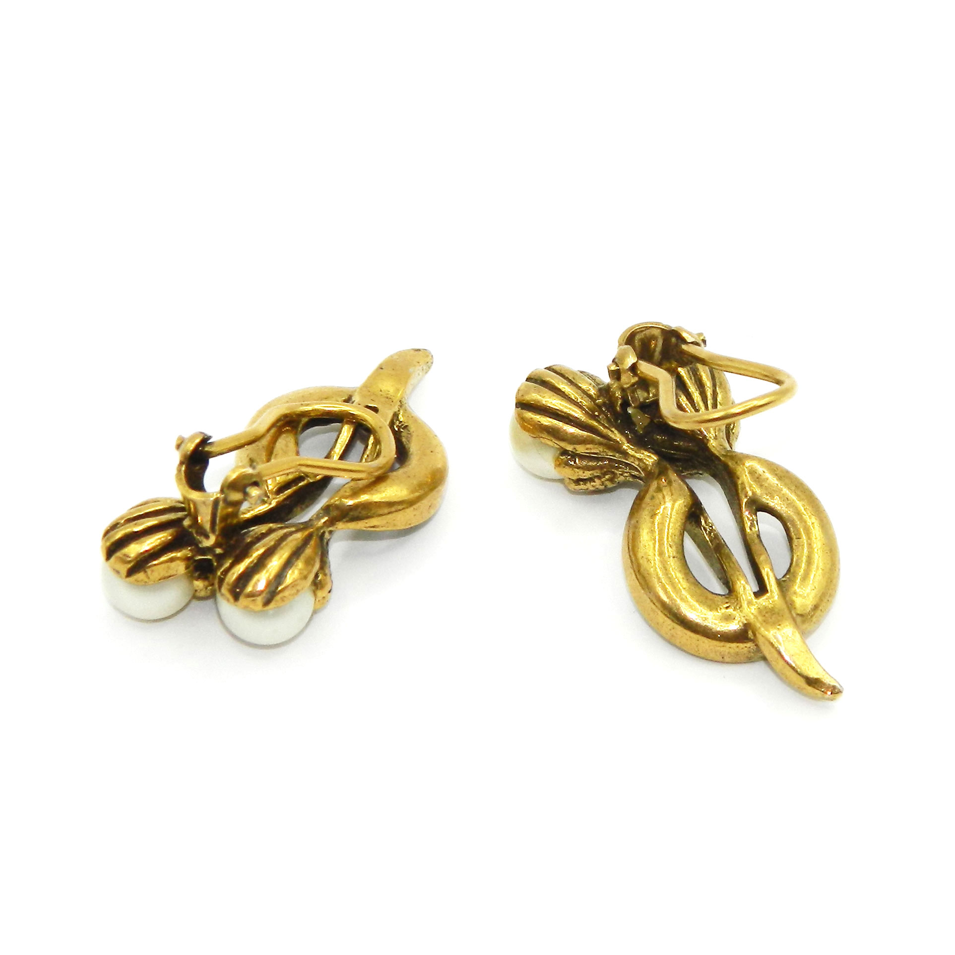 1950s rhinestone earrings