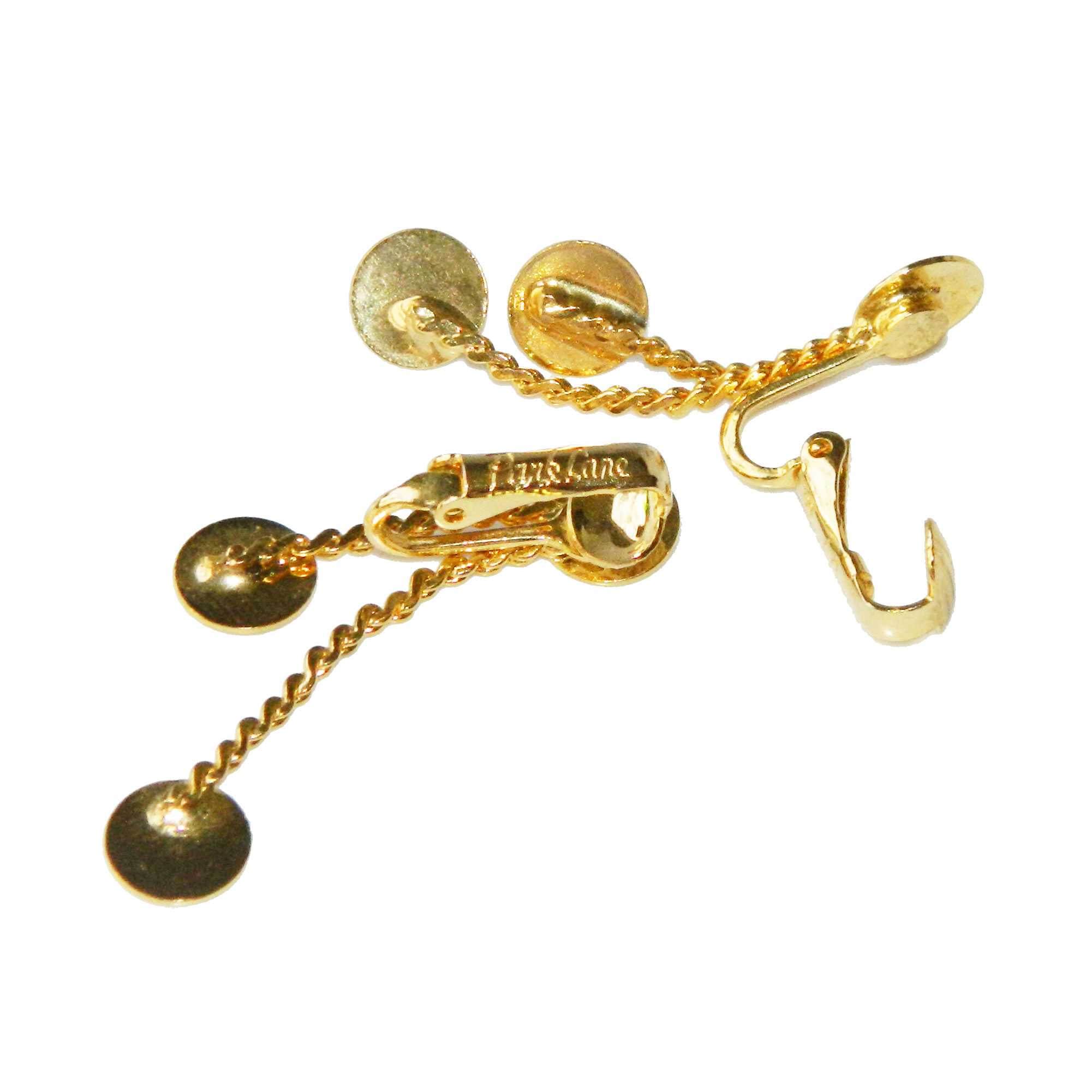 Circle drop earrings