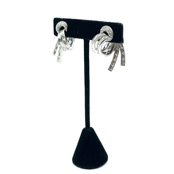 Boucher rhinestone earrings