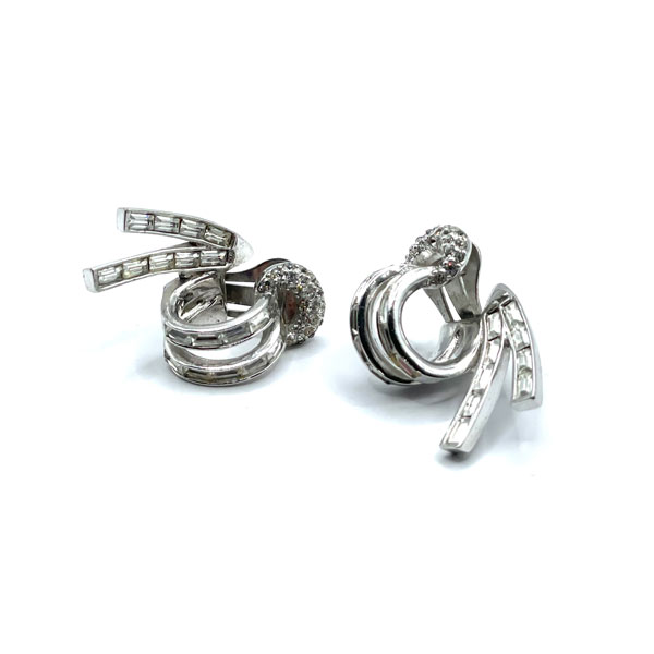 Boucher rhinestone earrings