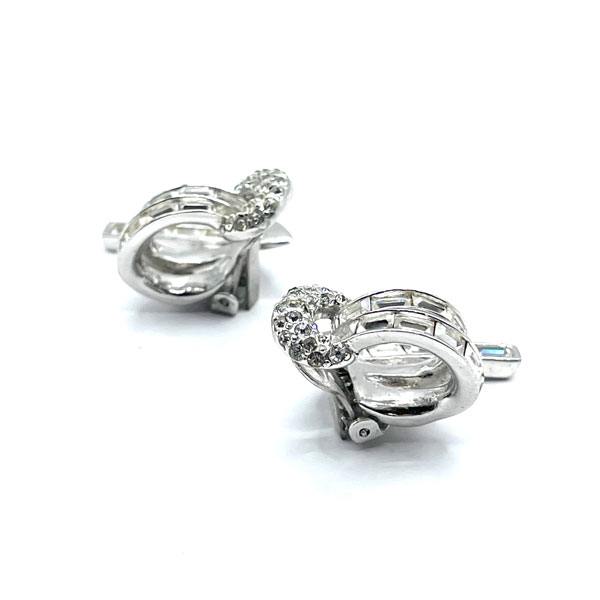 Boucher rhinestone earrings