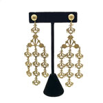Art Nouveau drop earrings