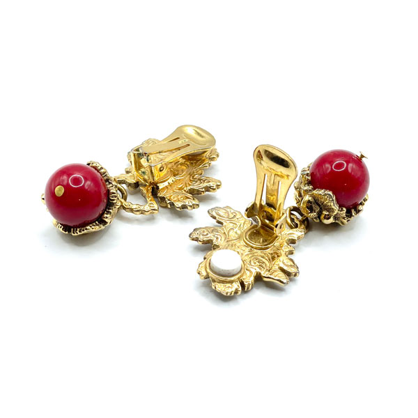 Oak leaf and acorn drop earrings