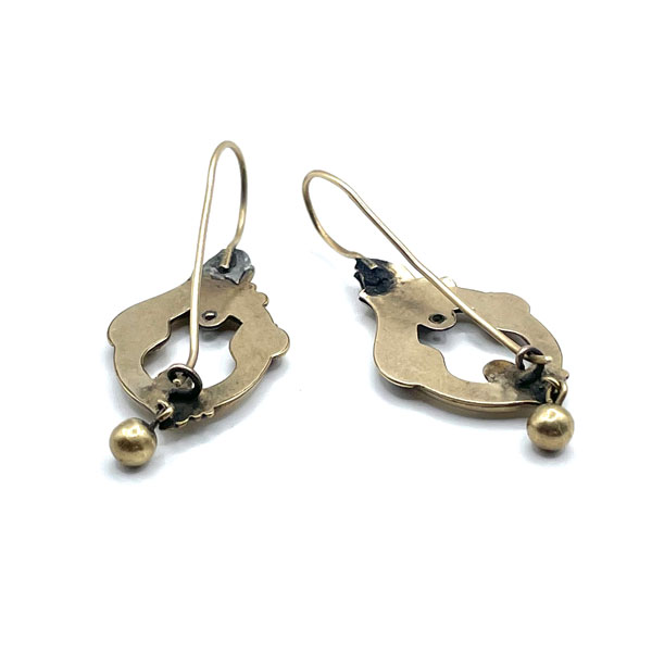 Victorian gold filled earrings