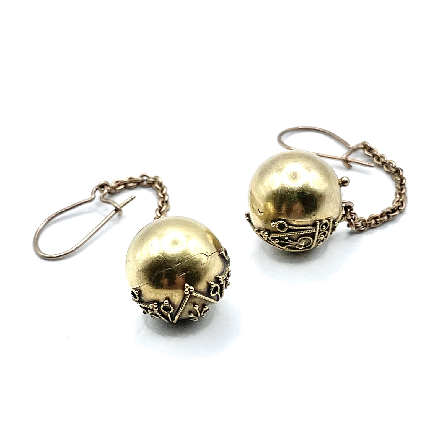 Victorian carriage earrings