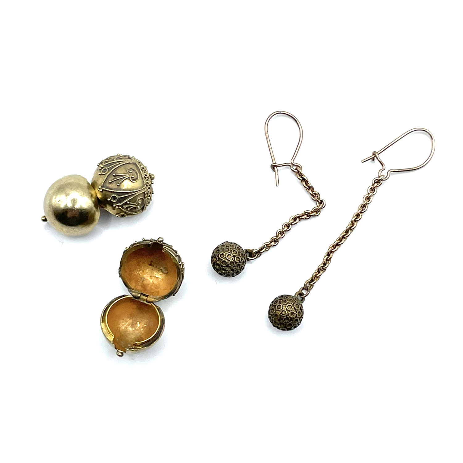 Victorian carriage earrings